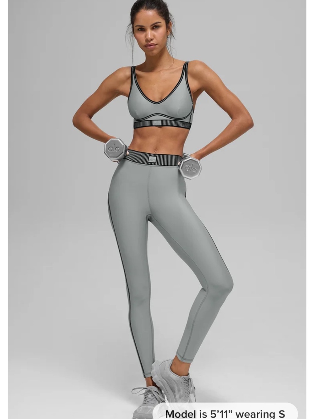 ALO Yoga Airlift High-Waist 7/8 Line Up Legging size small